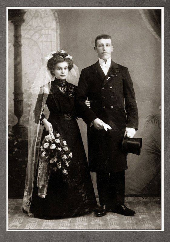 In the old days, there was a wedding tradition