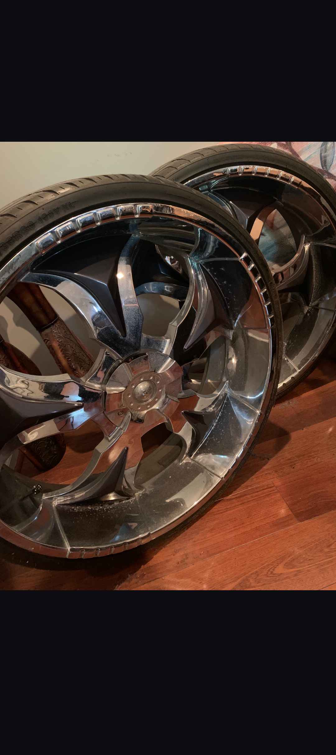 30 inch chrome rims and tires - Car Wheels, Tires & Parts - Matoaca ...