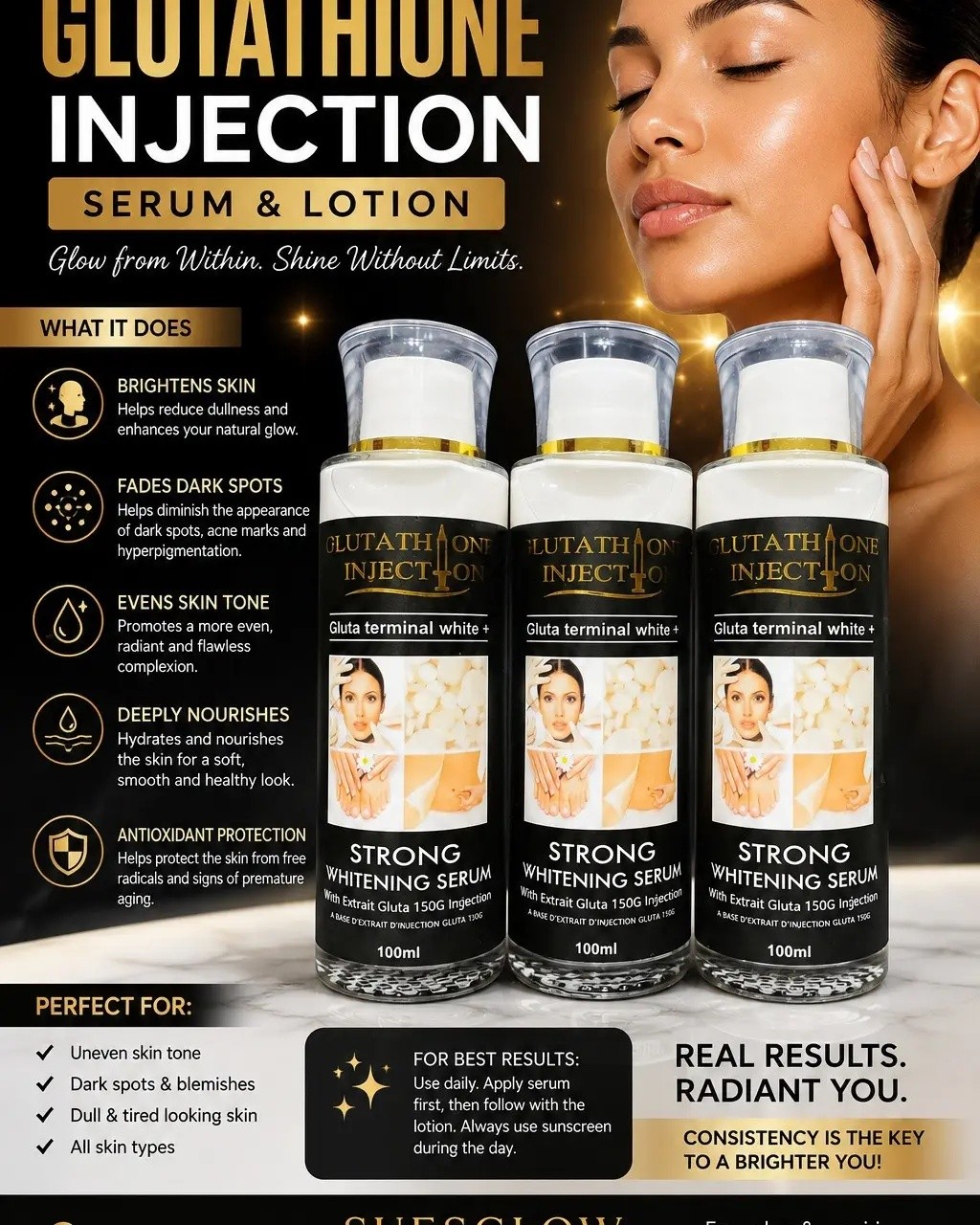 glutathione terminal white One of the best whitening serums😍😍🤌🏾🤌🏾🤌🏾 📍Visit our Southgate mall Shoo 58 Epithalon: The Peptide Linked Size:75g (Pack of 2) كريم عيون لترطيب البشرة الحساسة