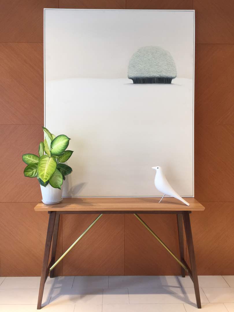 Commune - Our mid-century modern Dualtone console table...