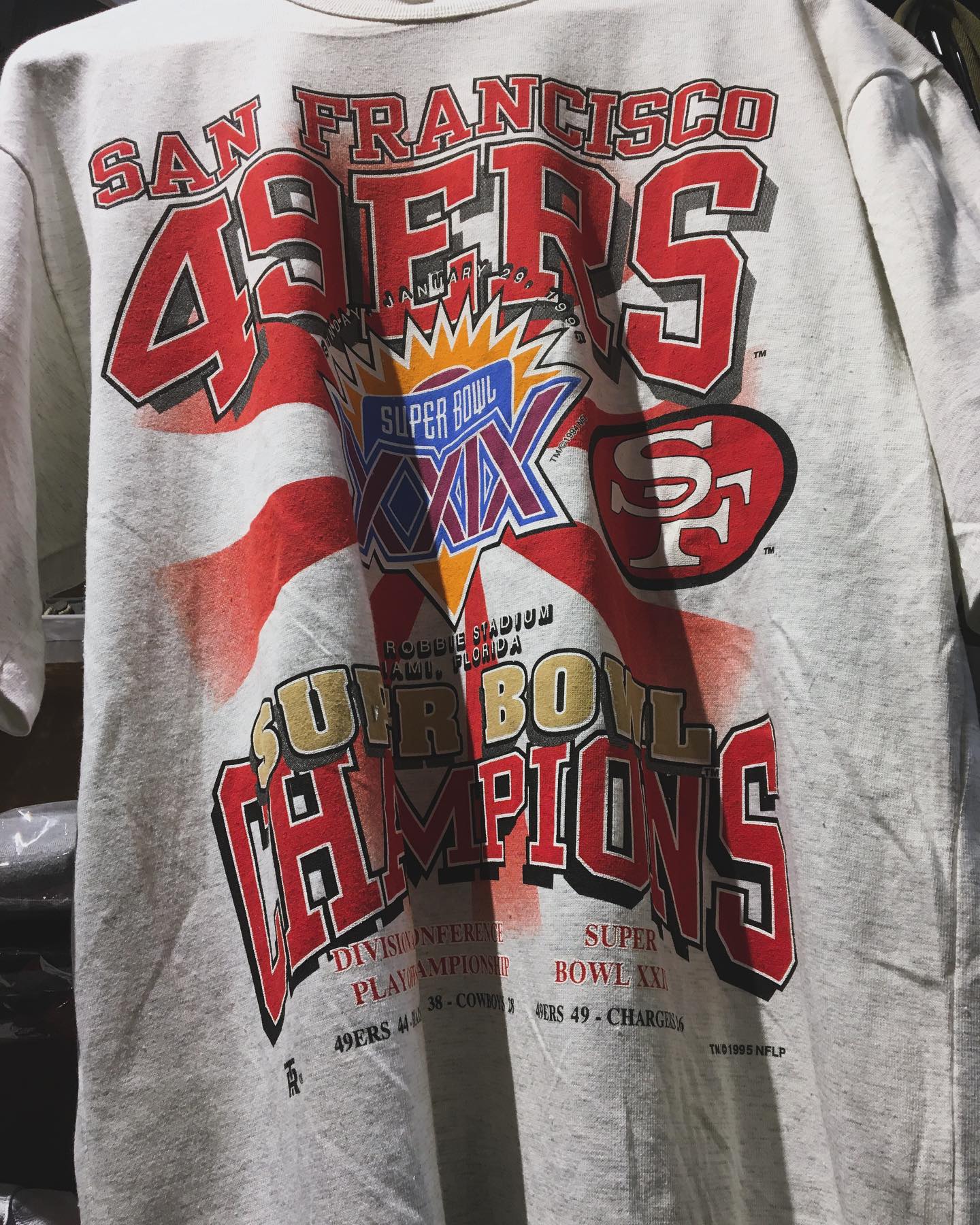 1995✨ 49ERS✨ デッドストック✨ Double Sided primting✨ 掲載以外も