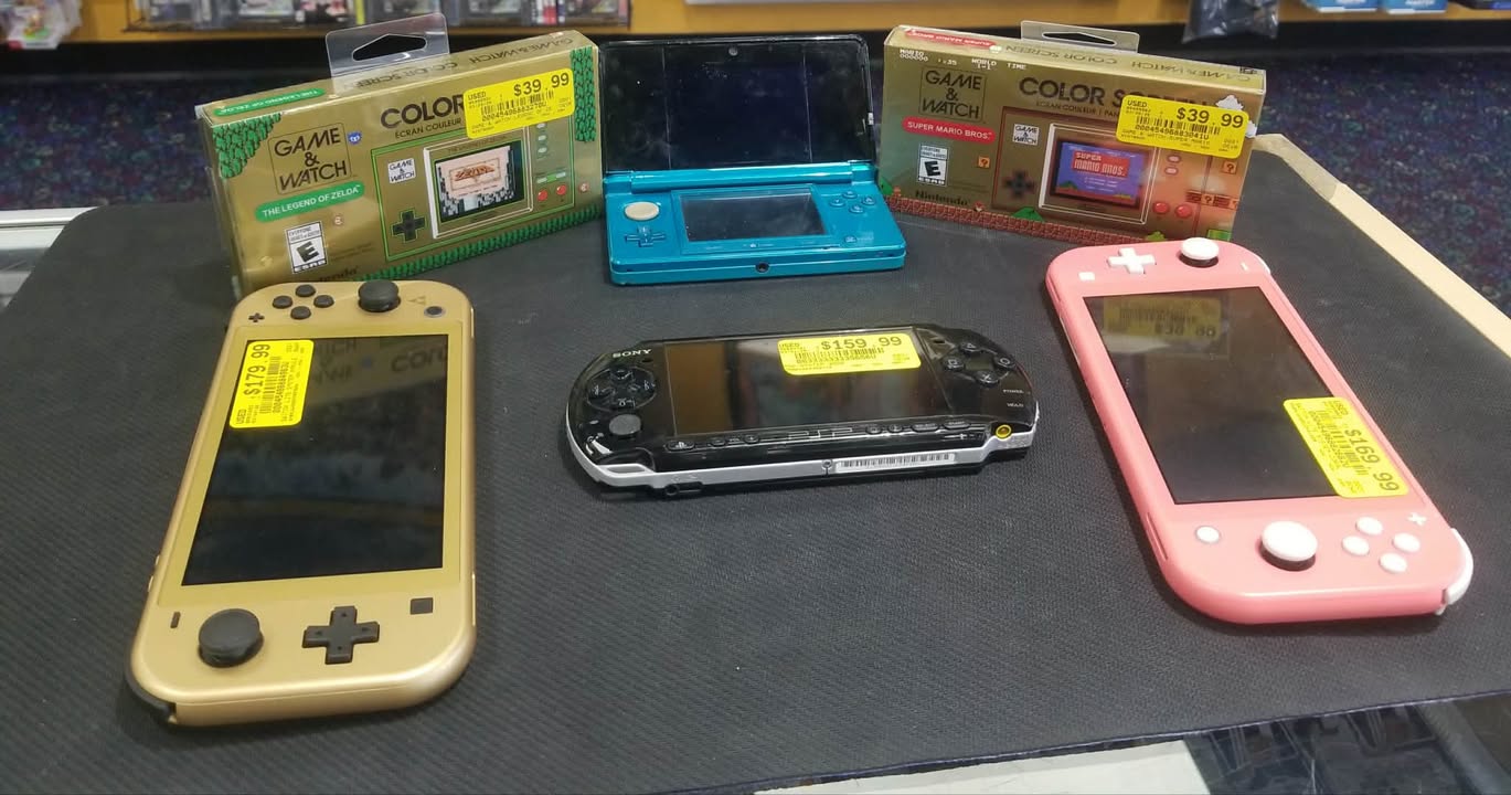 We got some really cool handheld gaming systems in recently! Come