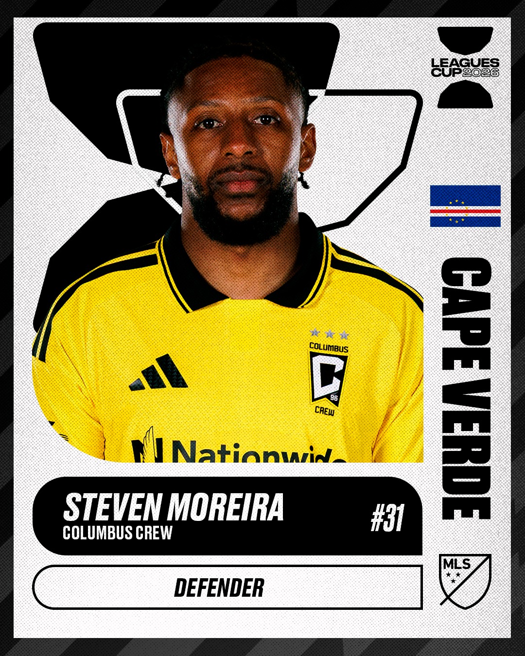 Steven Moreira and CJ dos Santos will represent Cape Verde as part