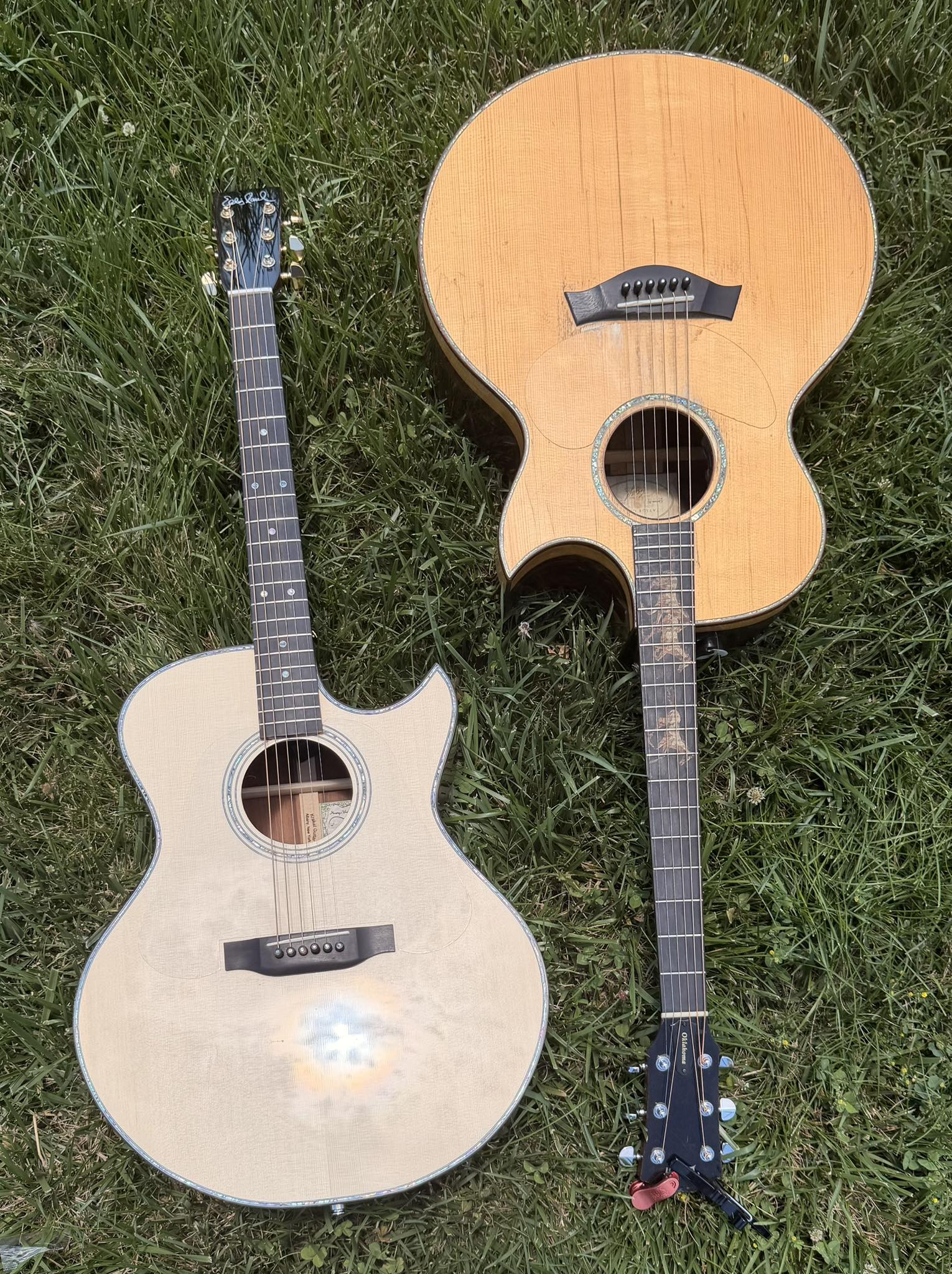 The New and the Old Side by Side— These two partners met over the 