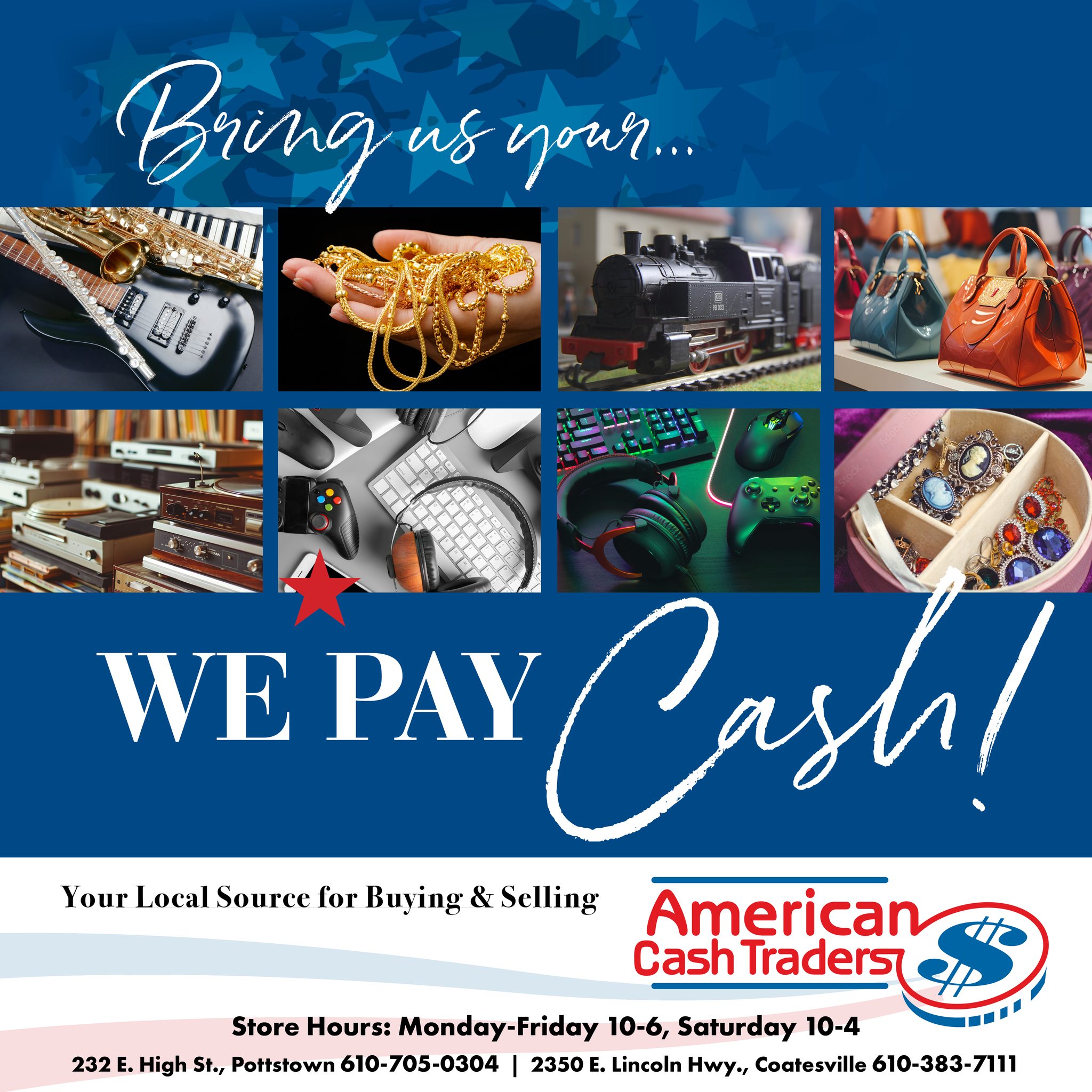 American Cash Traders buys gold, silver, platinum, and more