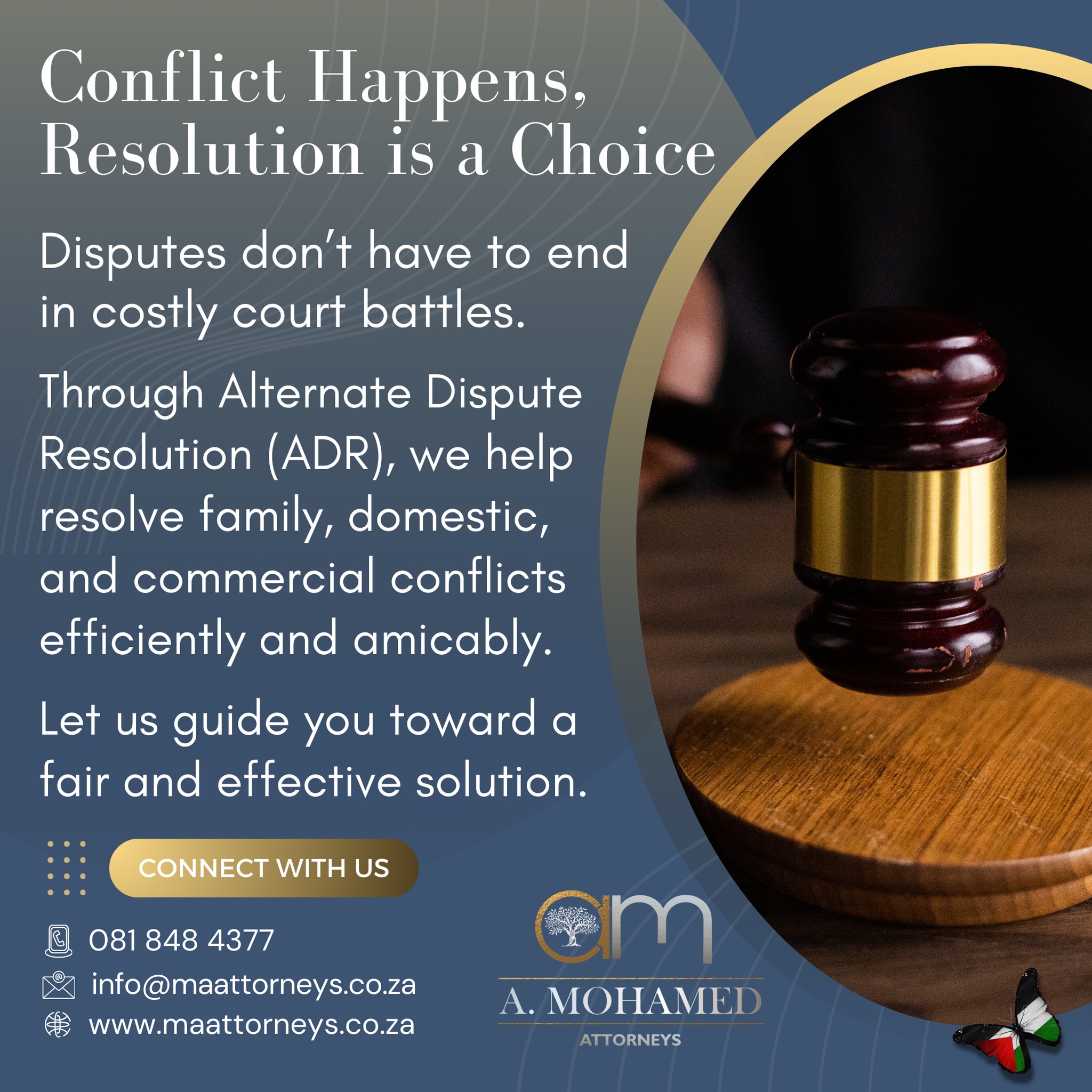 A. Mohamed - ⚖️ Resolve Disputes Smarter with ADR ⚖️ Litigation isn’t ...