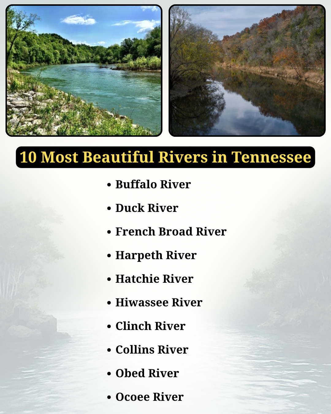 Tennessee’s rivers flow through... - Incredible Facts | Facebook