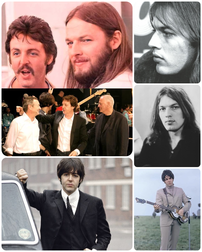 Pink Floyd's David Gilmour and Roger Waters in 1976