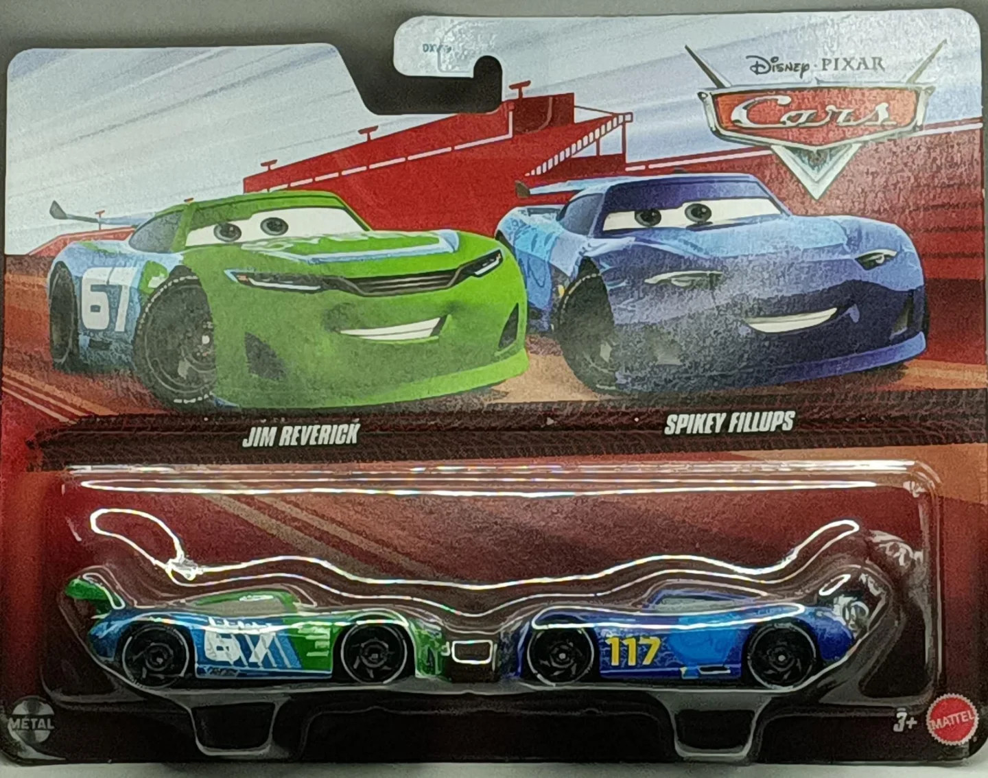 Disney Cars 3 | 2pack | Jim Reverick #67 Spikey Fillups #117 $650.
