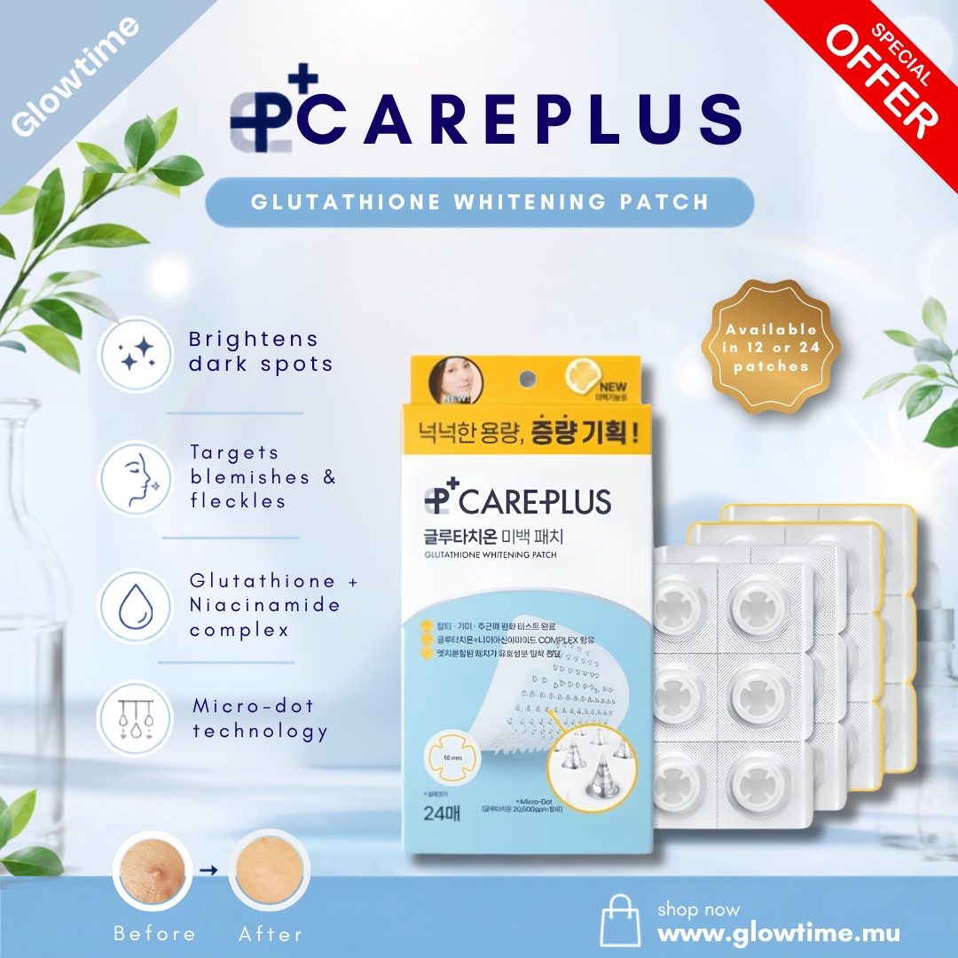 Careplus Glutathione Whitening Patch for brighter skin