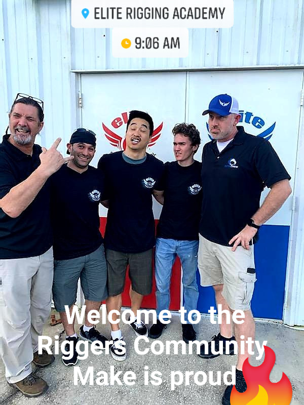 Ok so Rob from Chutters Rigging... - Elite Rigging Academy