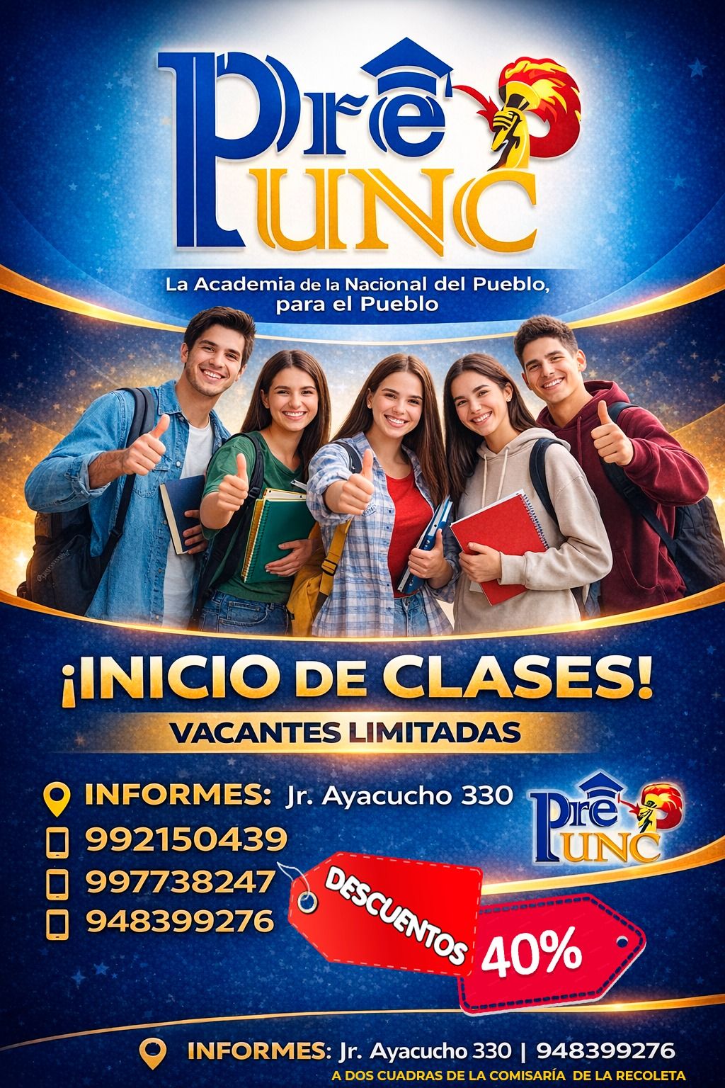 Academia Pre UNC - La Academia de la Nacional | Cajamarca