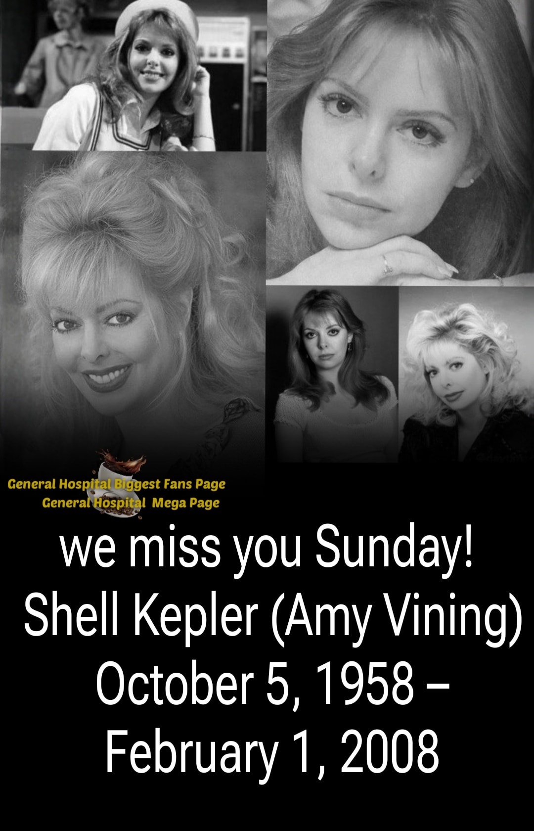 General - We miss you Sunday! (Title of the Post) Shell Kepler (Amy ...