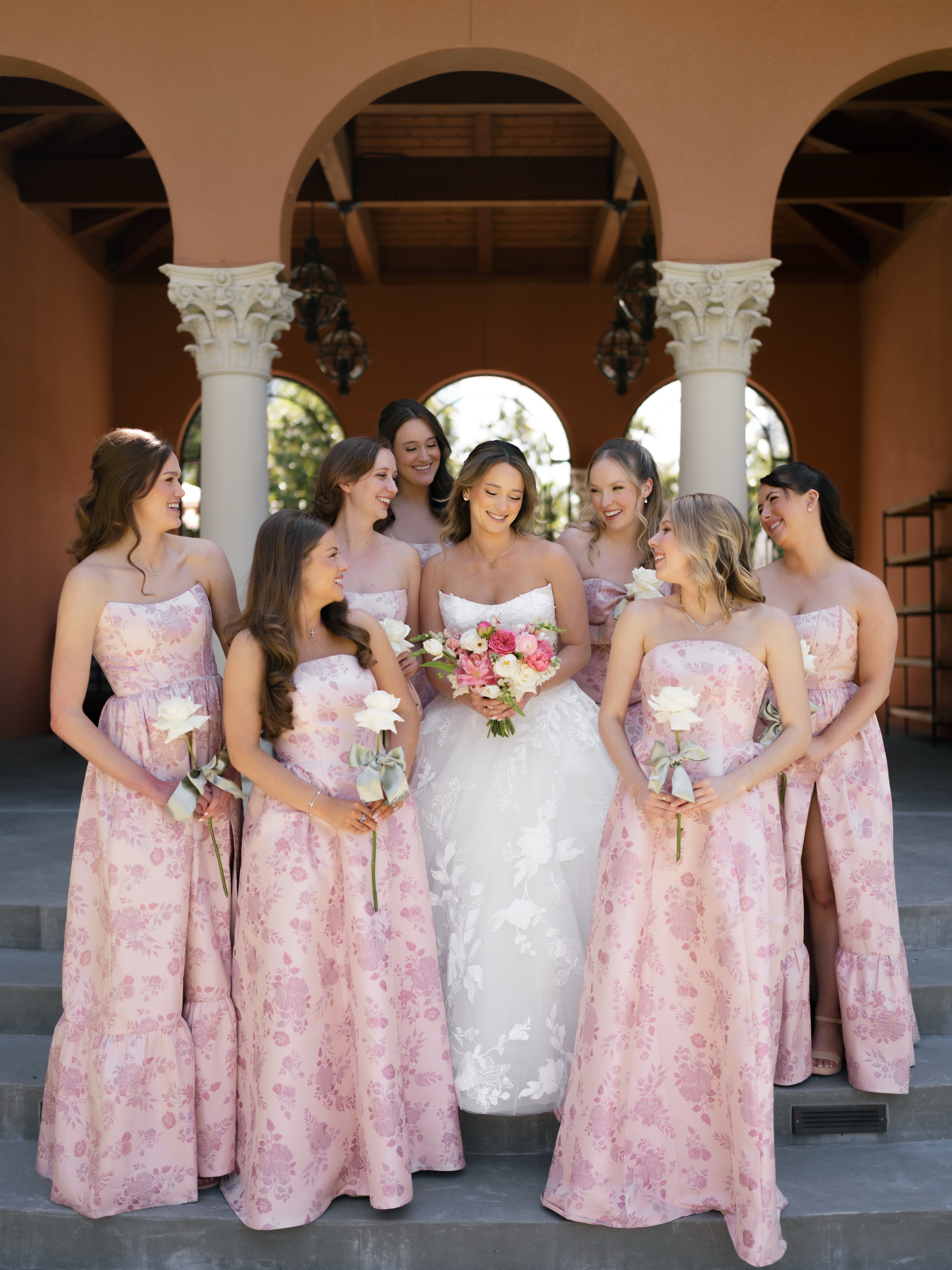 Still thinking about Tiffany's bridesmaids dresses!! Truly so classy and unique 💕🌸🌷