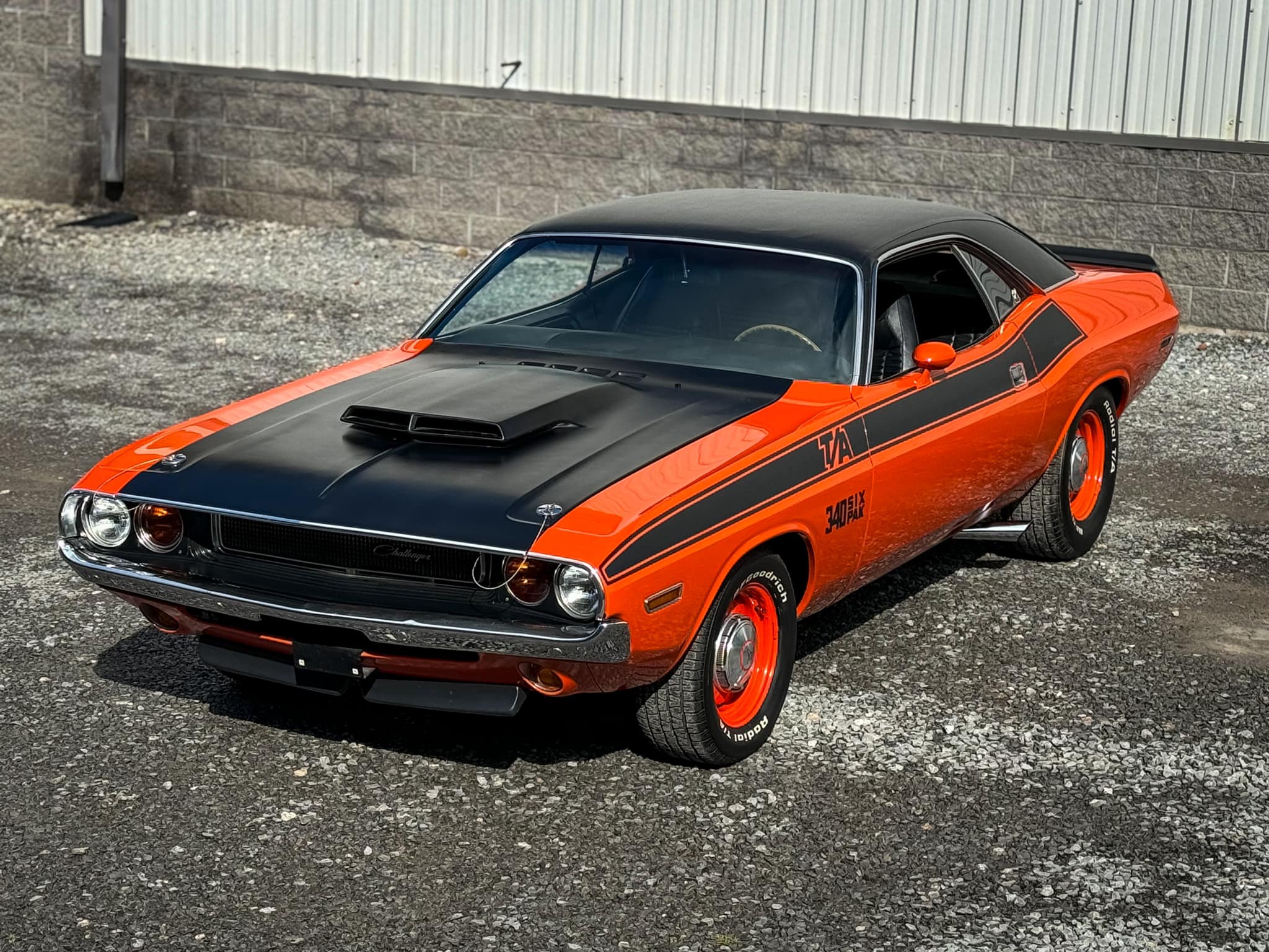 What is the value of a 1970 Dodge Challenger T/A on Highway 61?