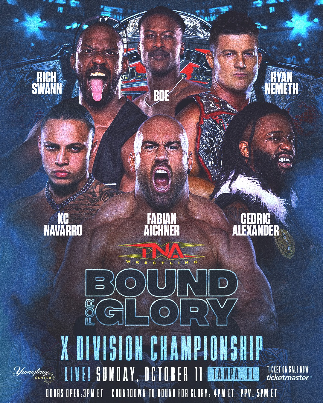 The field is set for the X-Division Title match at