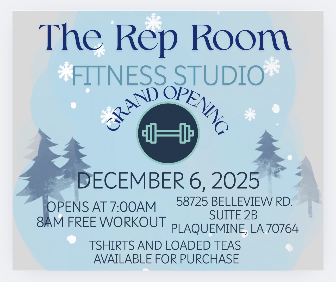 The Rep Room Fitness Studio Grand Opening