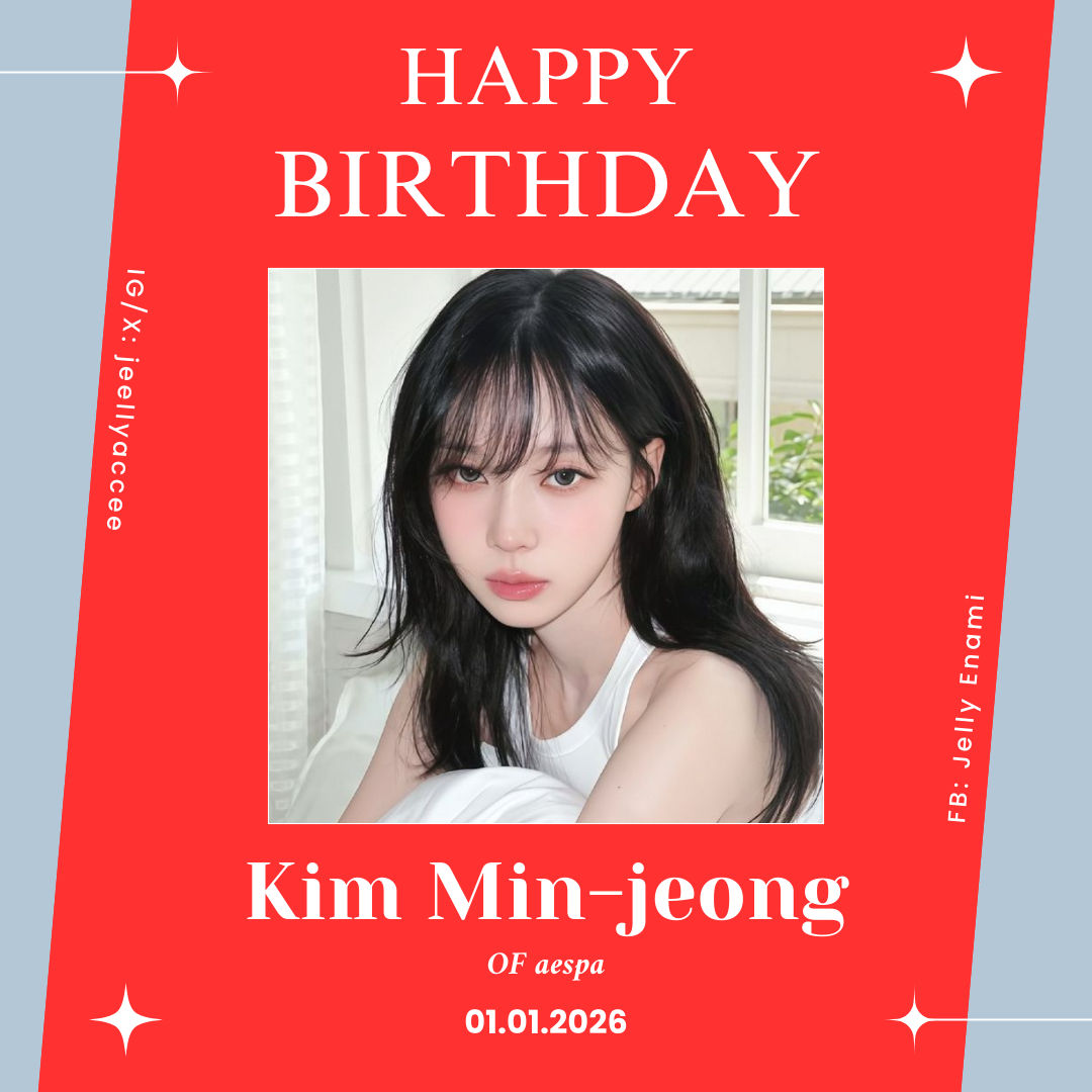 Happy 25th Birthday to aespa's Kim Min Jeong aka Winter 🥳🎉