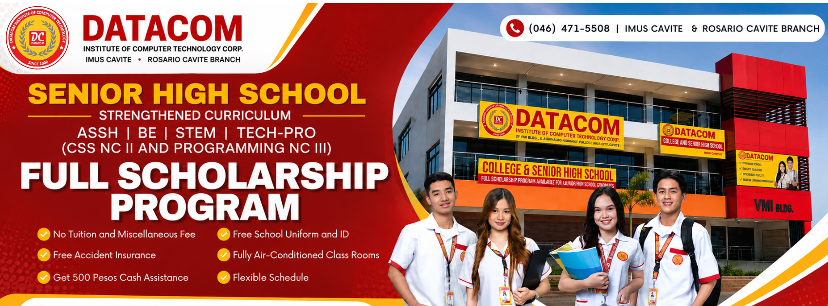 📢 ANNOUNCEMENT:... - Datacom Institute of Computer Technology | Facebook