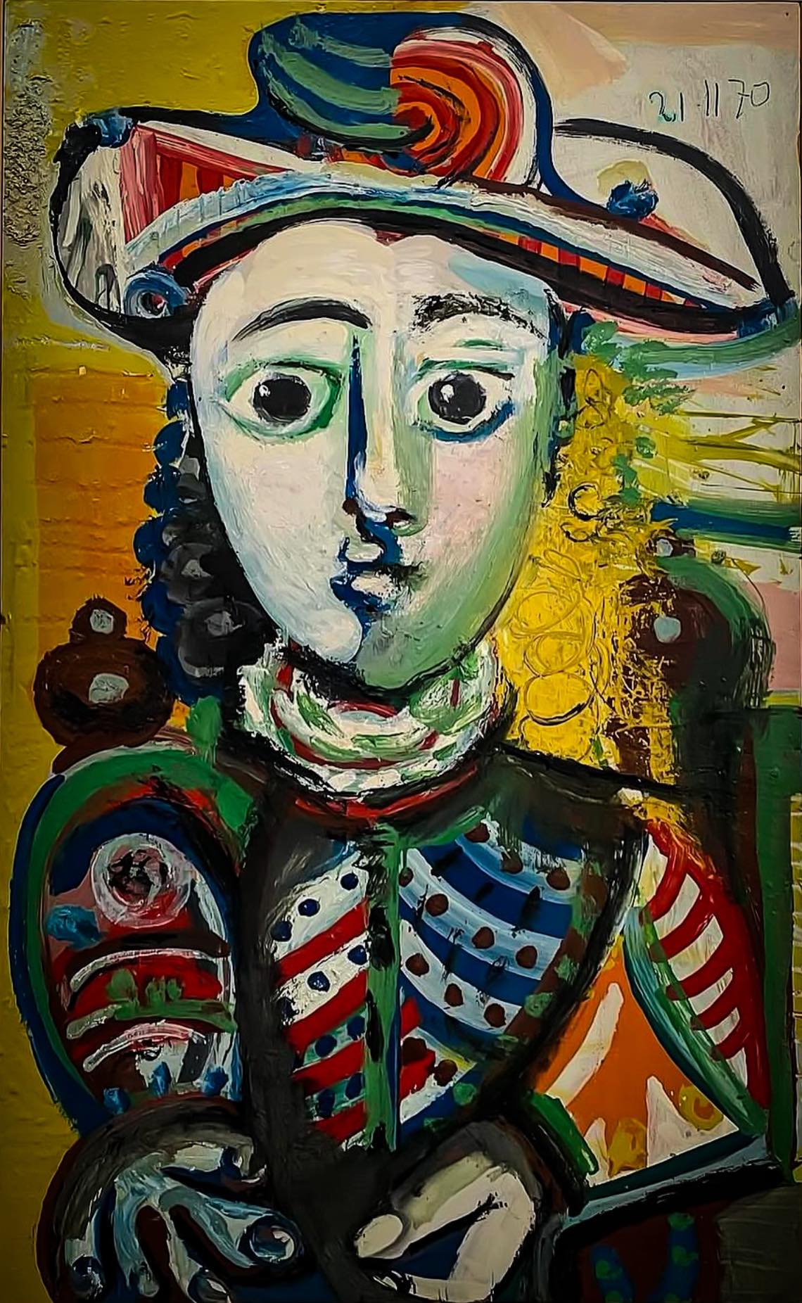 Pablo Picasso. Portrait de jeune fille (Portrait of a Girl) 1914