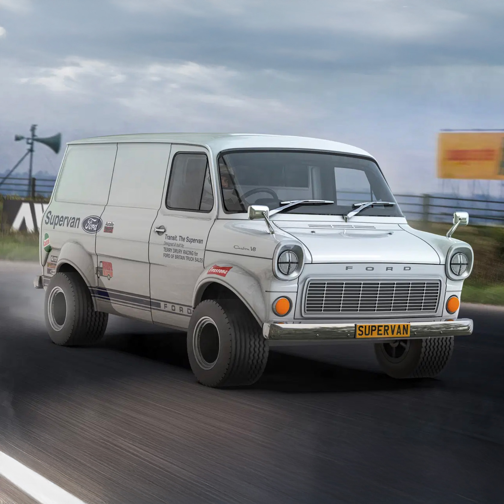 🚨 JUST REVEALED: The Ford Transit Mk1 Supervan from Scalextric