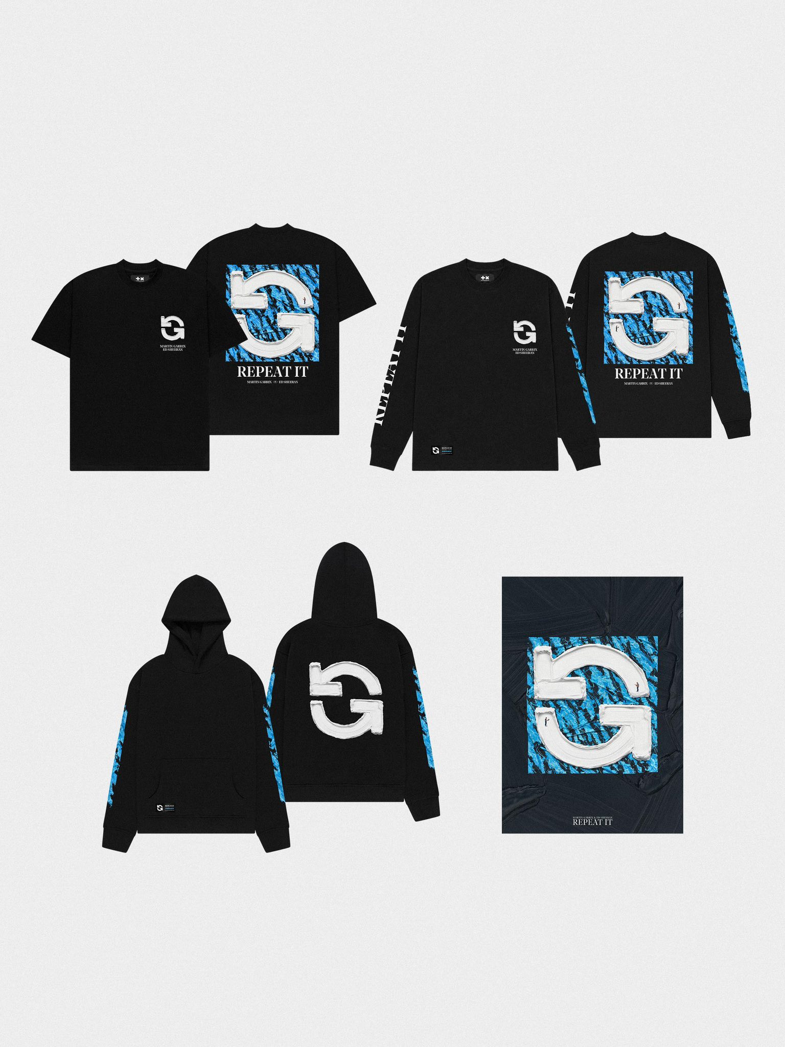 Sheeran Martin Garrix it”Tシャツ “Repeat Ed