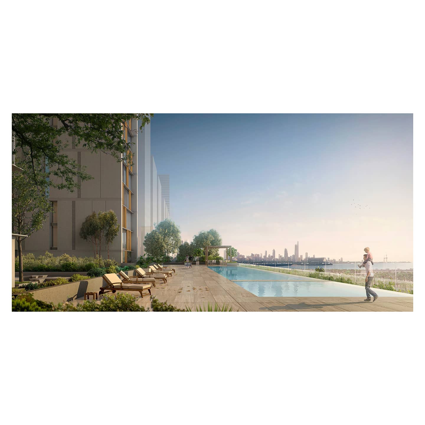 nabil gholam architects - Residential high-rise in Kuwait. The towers ...