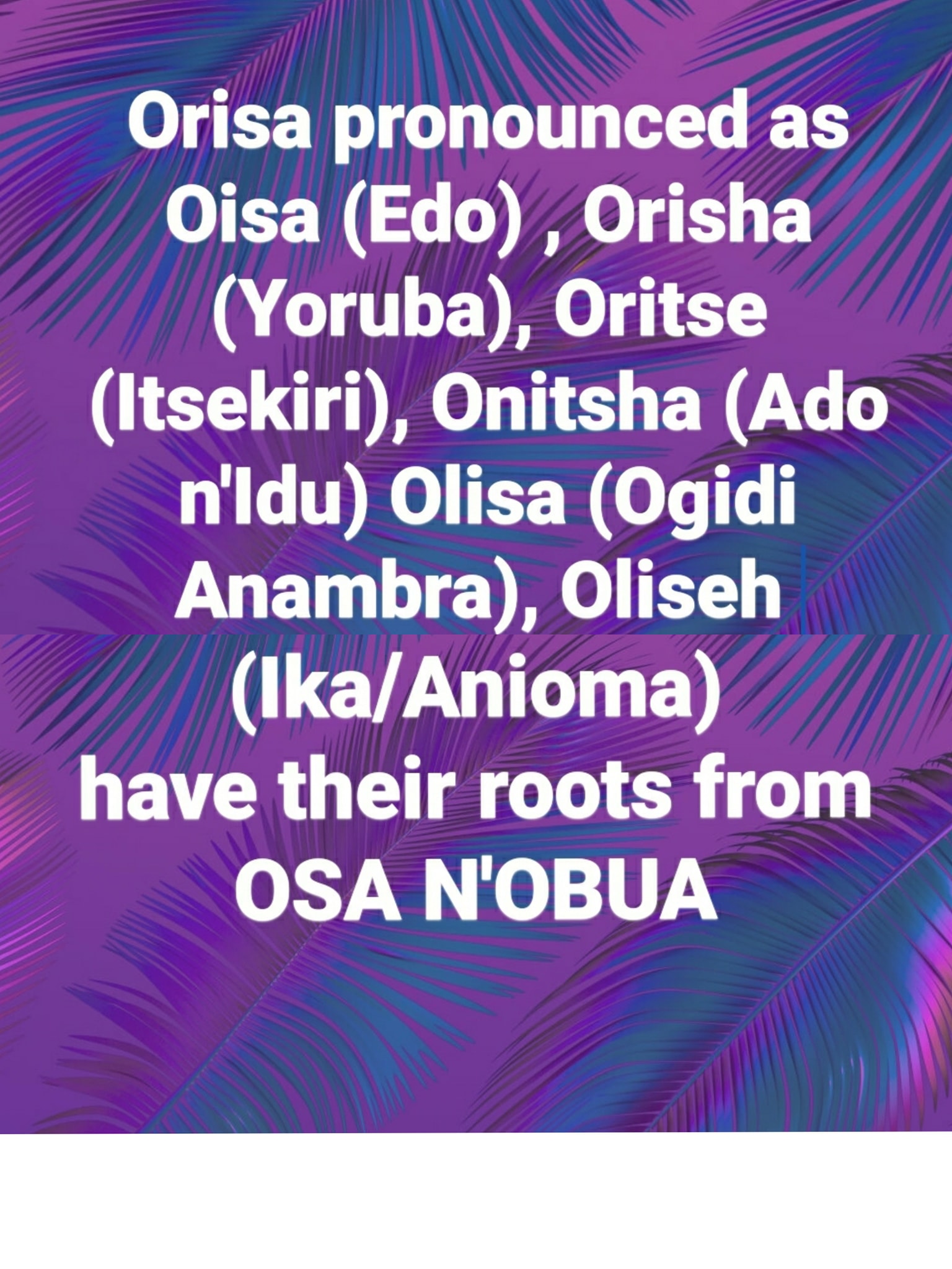 Ancient Idu/Edo people refers to the... - Humans of Edoland | Facebook