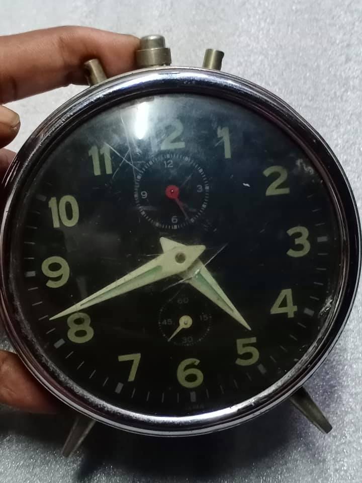 SEIKO- CORONA TABLE ALARM CLOCK.