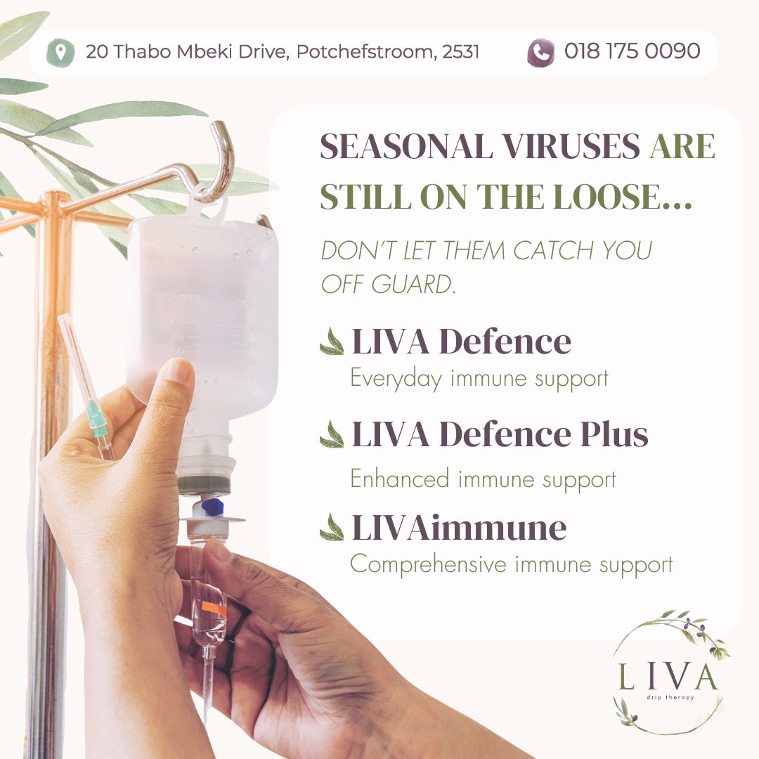 Boost your wellness with our customised IV drip therapy! From immune support and energy enhancement to stress relief and recovery, our LIVA drips deliver essential nutrients directly to your system for maximum