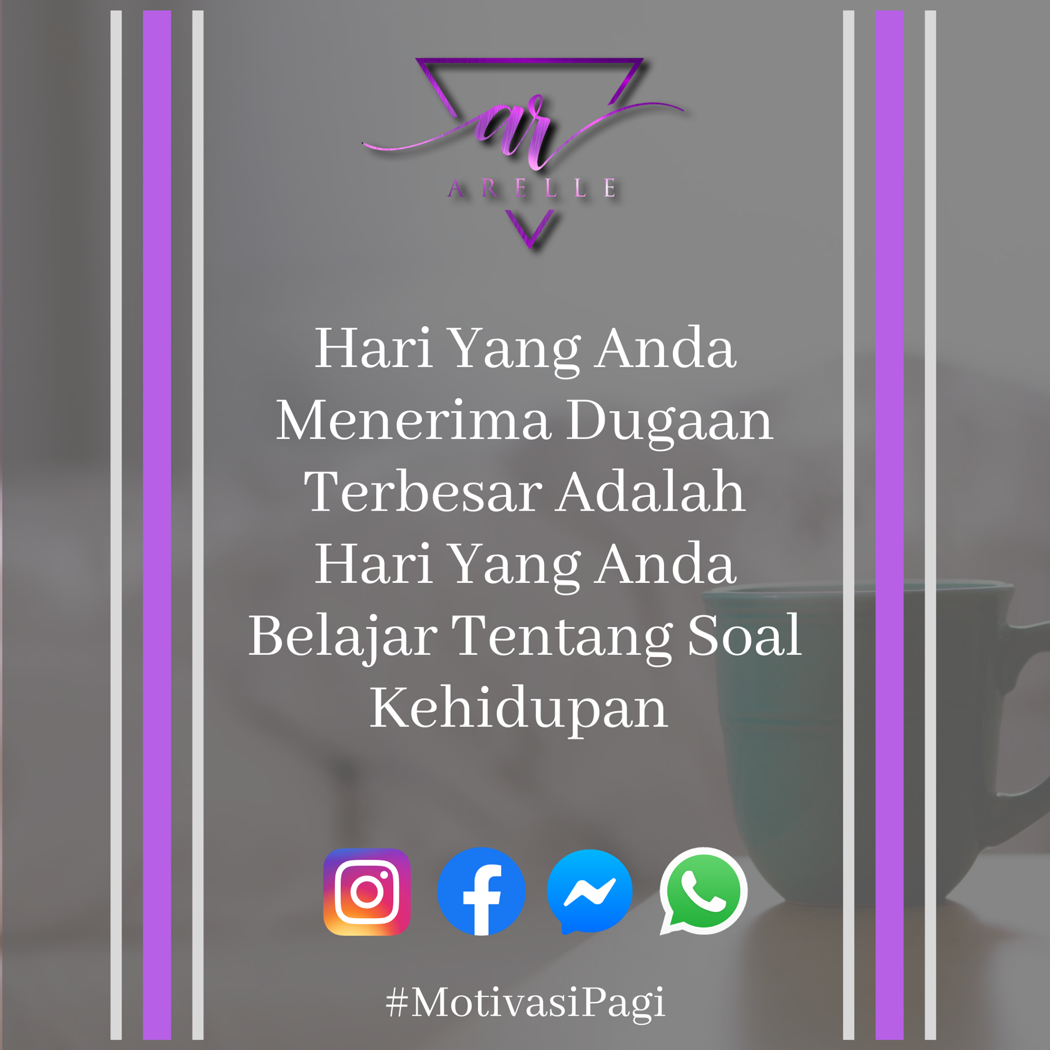 Arelle Setiap Manusia Akan Dapat Ujian Tersendiri Kadang Kadang Kita Rasa Ujian Tu Tak Mampu Kita Tempuhi Tapi Percayalah Allah Tidak Menguji Hambanya Lebih Dari Kemampuan Mereka Sendiri Kita Akan Diuji