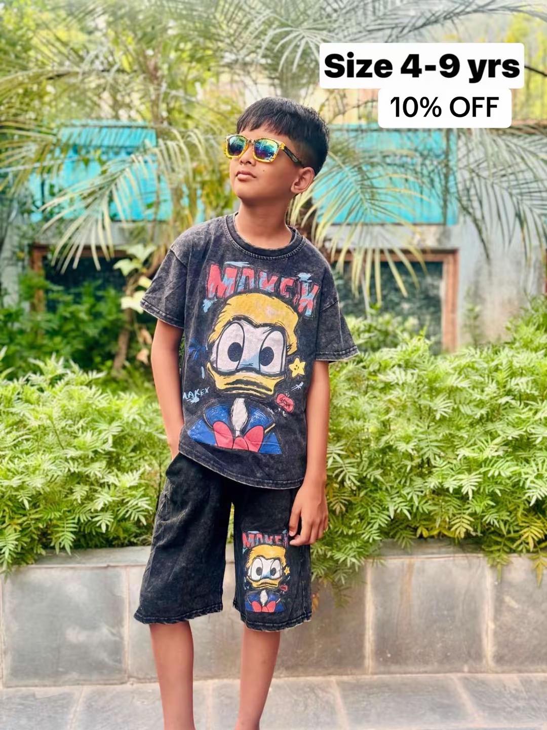 Baby boy premiumquality summer wear stylish DONALD duck printed