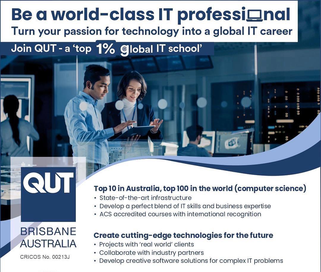 Easy Admissions - Study IT in #QUT where the next...