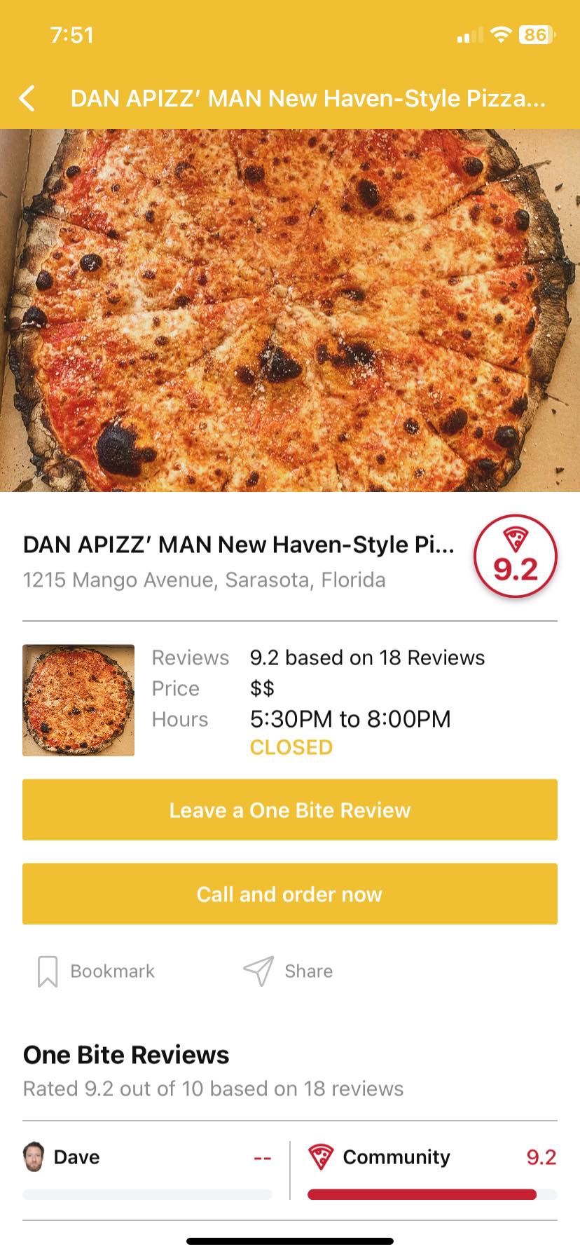 Dan Apizz' Man New Haven-style pizza truck review