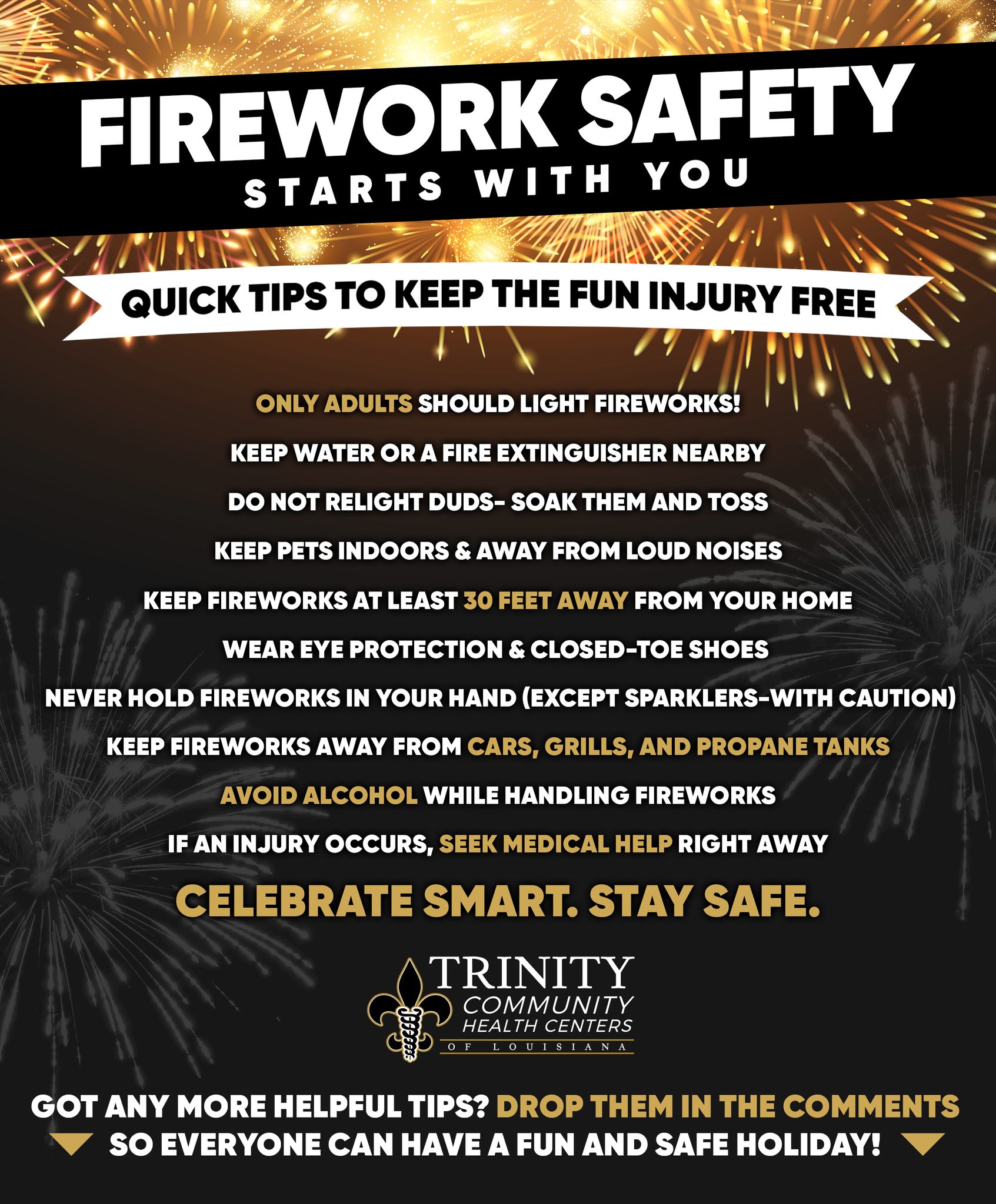 Lincoln - 🎆 Firework Safety Starts With You! Drop some of your best ...