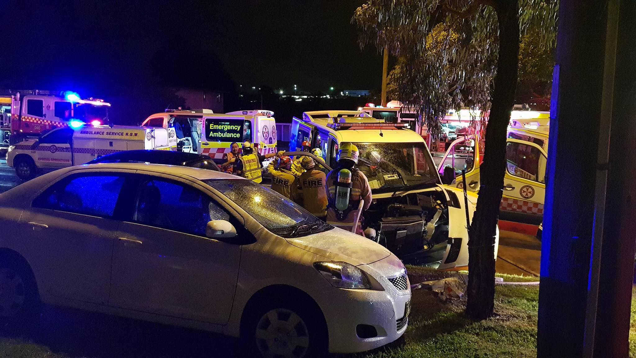 Sutherland - MIRANDA - Ambulance and car collide. An Ambulance NSW ...