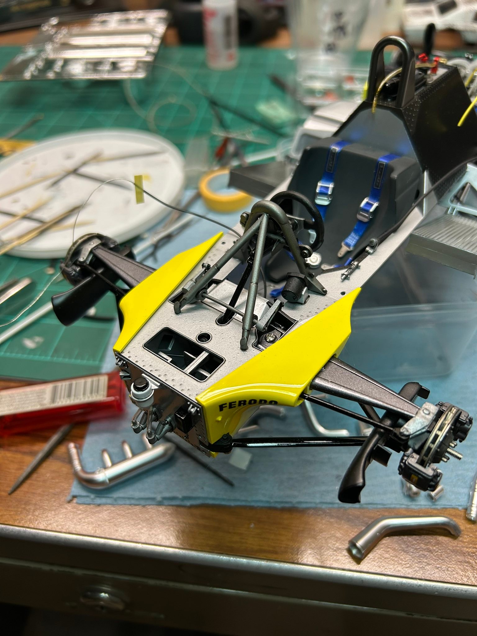 Wip, Tamiya Renault re20. 1/12th scale