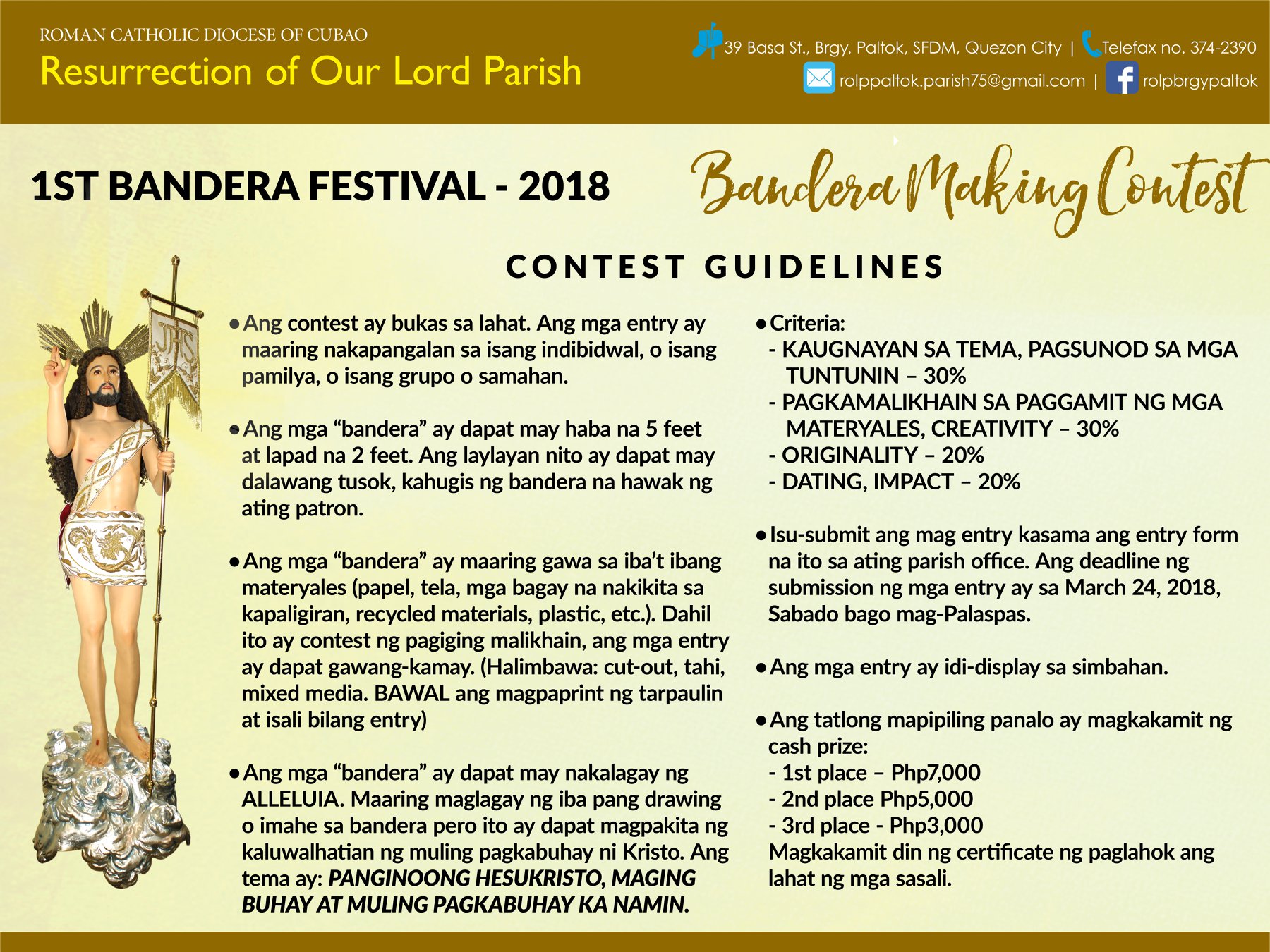 Handa na... - Resurrection of Our Lord Parish (ROLP) - Paltok