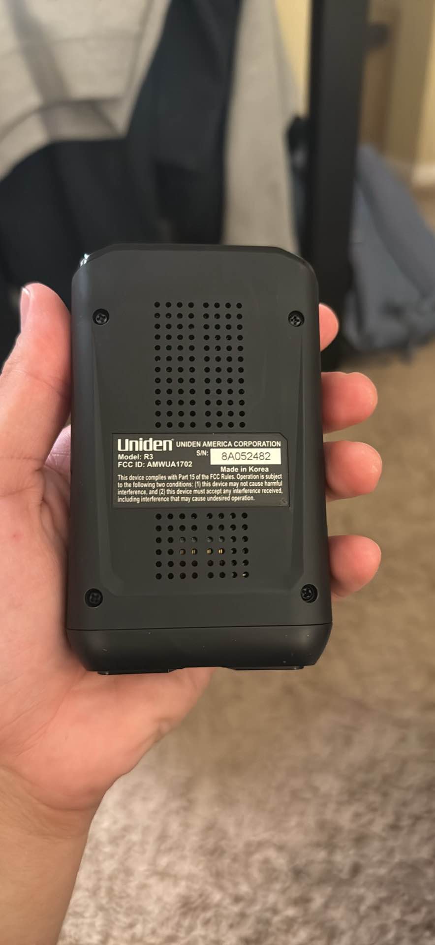 Uniden R3 Radar Detector - Measuring Tools & Sensors - Tallahassee ...