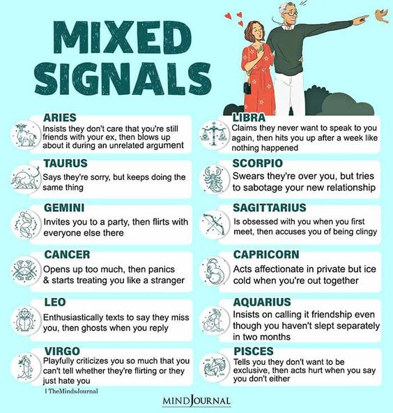 The mixed signal you might get... - Zodiac Signs 'N Secrets