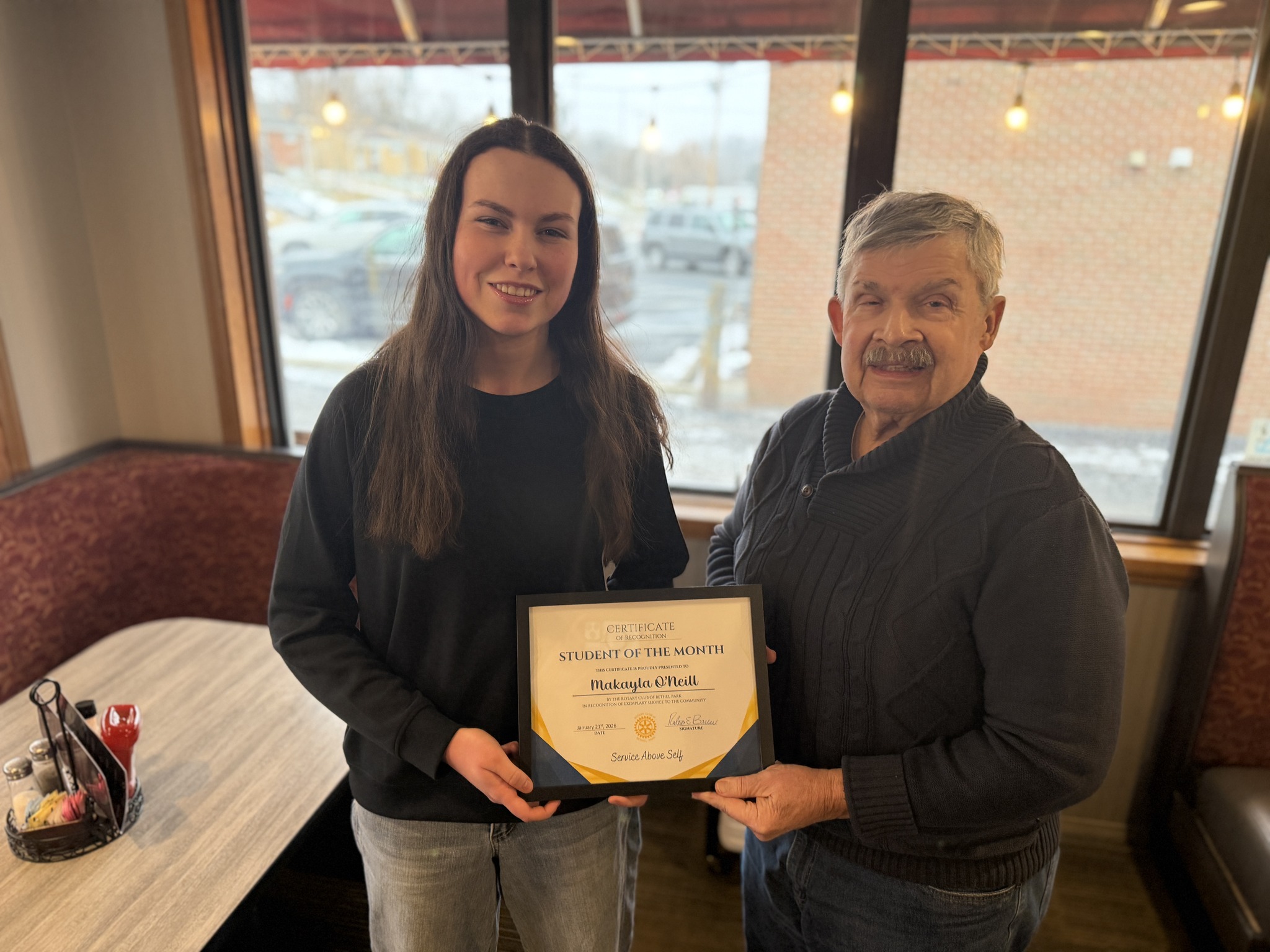 Bethel - Bethel Park High School senior Makayla O’Neill has been named ...