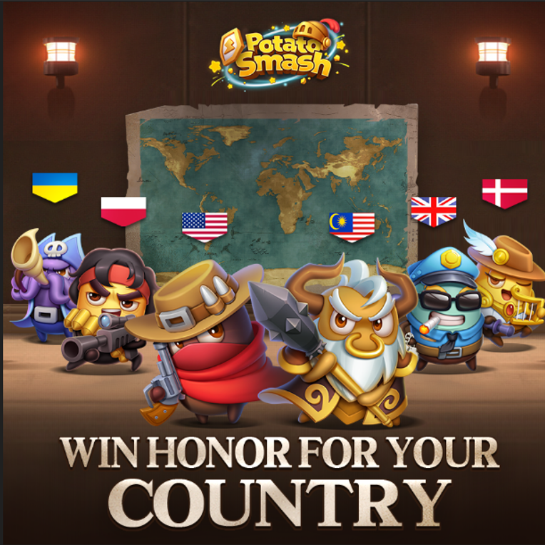 Potato Smash - National flags are coming soon! Display... | Facebook