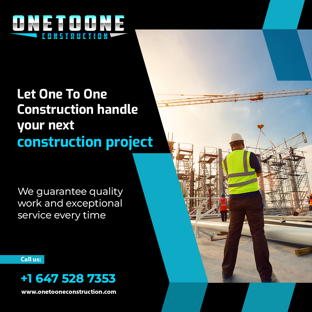 One To One Construction | Ottawa ON