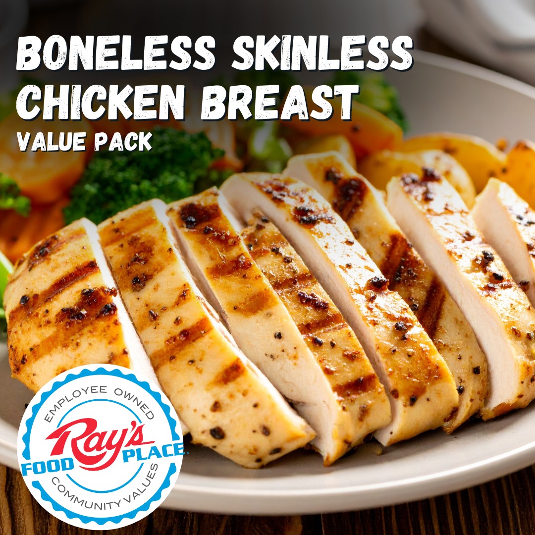 Ray's - 🥟 🥟 Stock up on tender, juicy Boneless Skinless Chicken Breast ...
