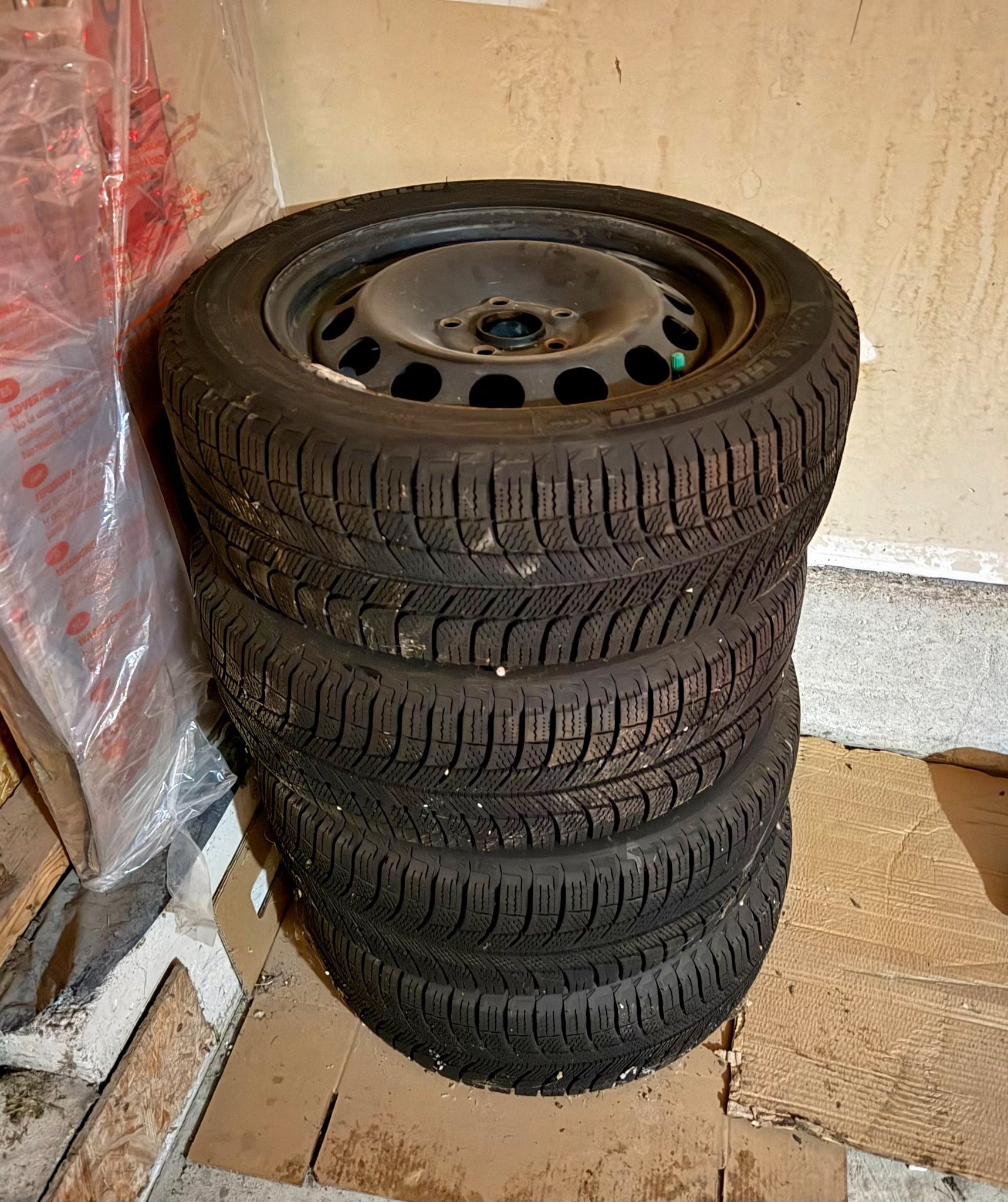Michelin X-Ice Winter Tires + Steel Rims – Lightly Used ️ - Car Wheels ...