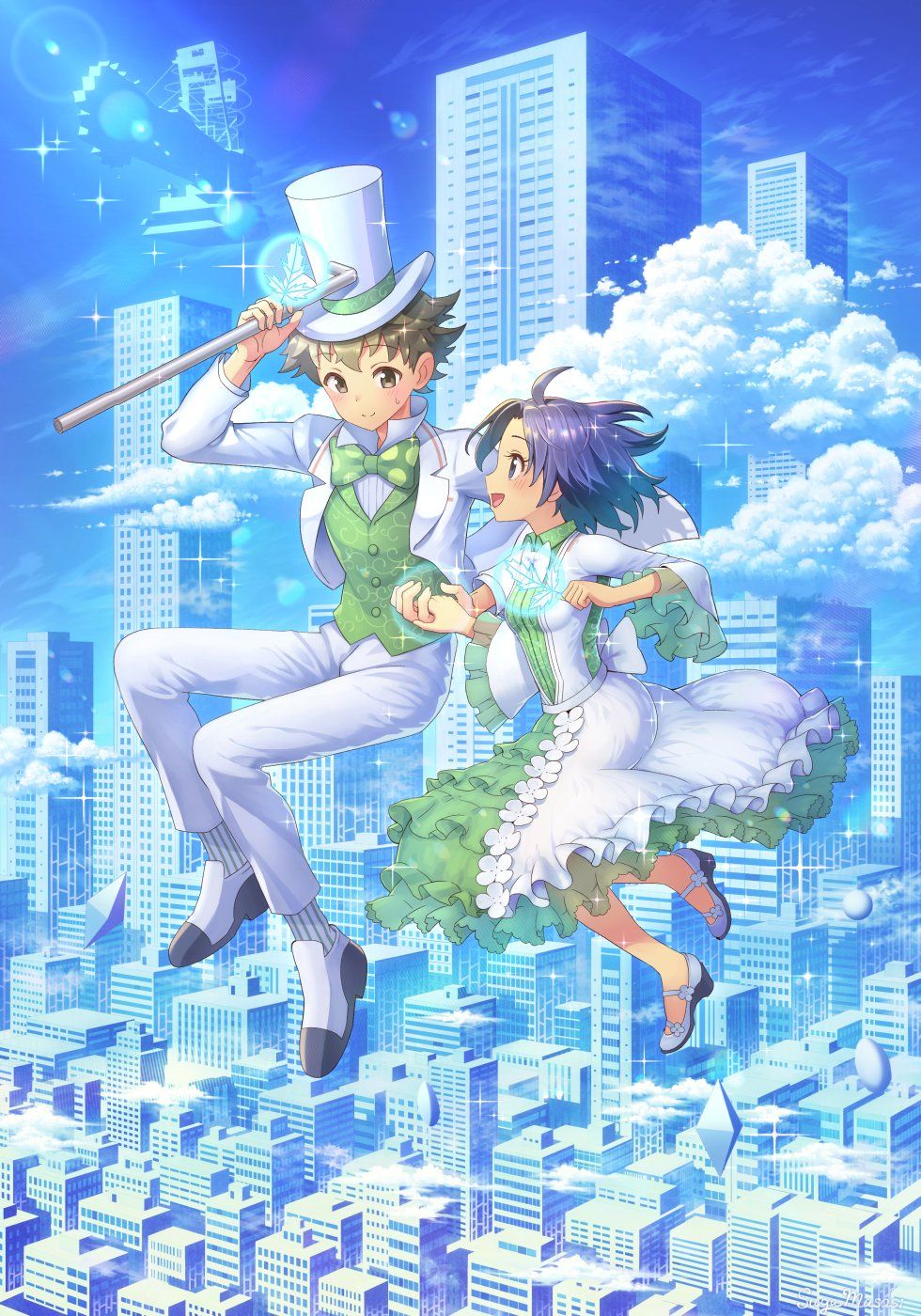 Wakaba and Riri in Mimi wo... - Kemono Friends-Posting