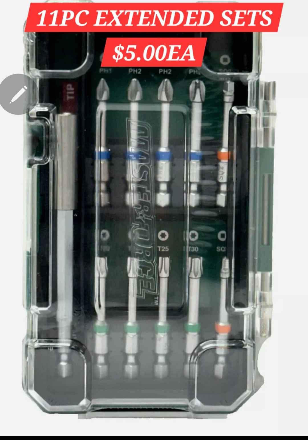 Masterforce Impact Bit sets New - Router Bits - Fort Dodge, Iowa ...