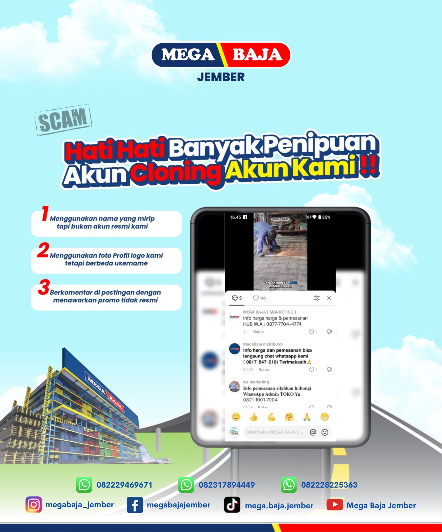Mega - 🚨 Hati-Hati Penipuan di Kolom Komentar! 🚨 Saat ini banyak akun ...