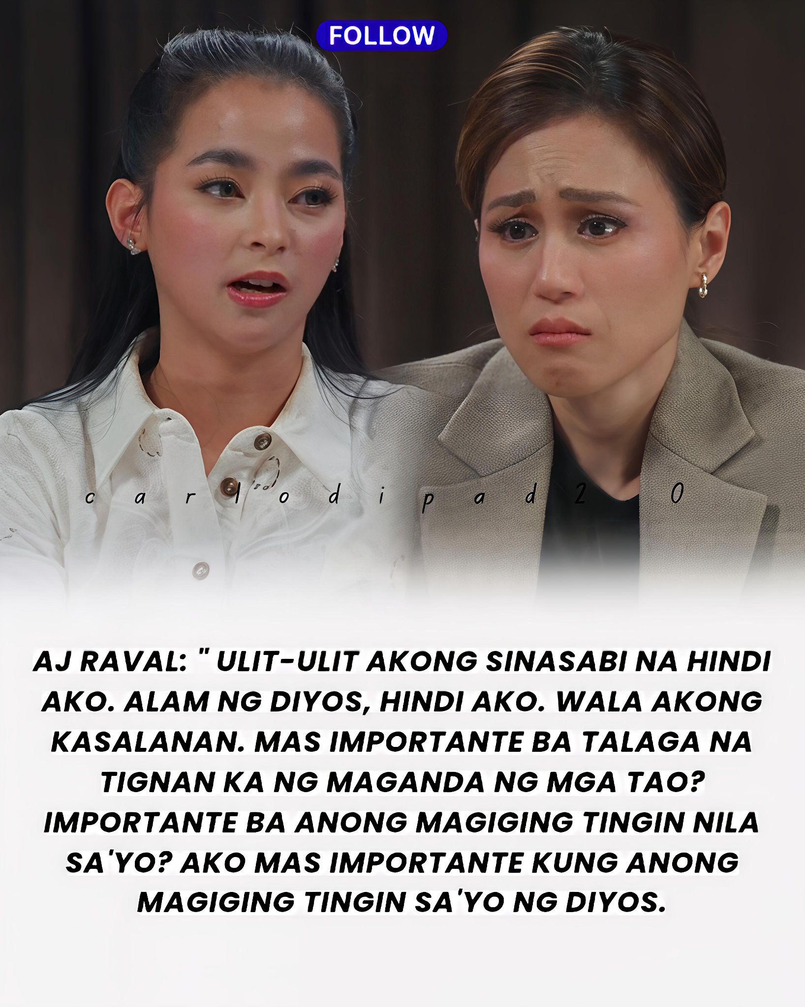 Carlo - Aj Raval became emotional as she opened up about her life with ...