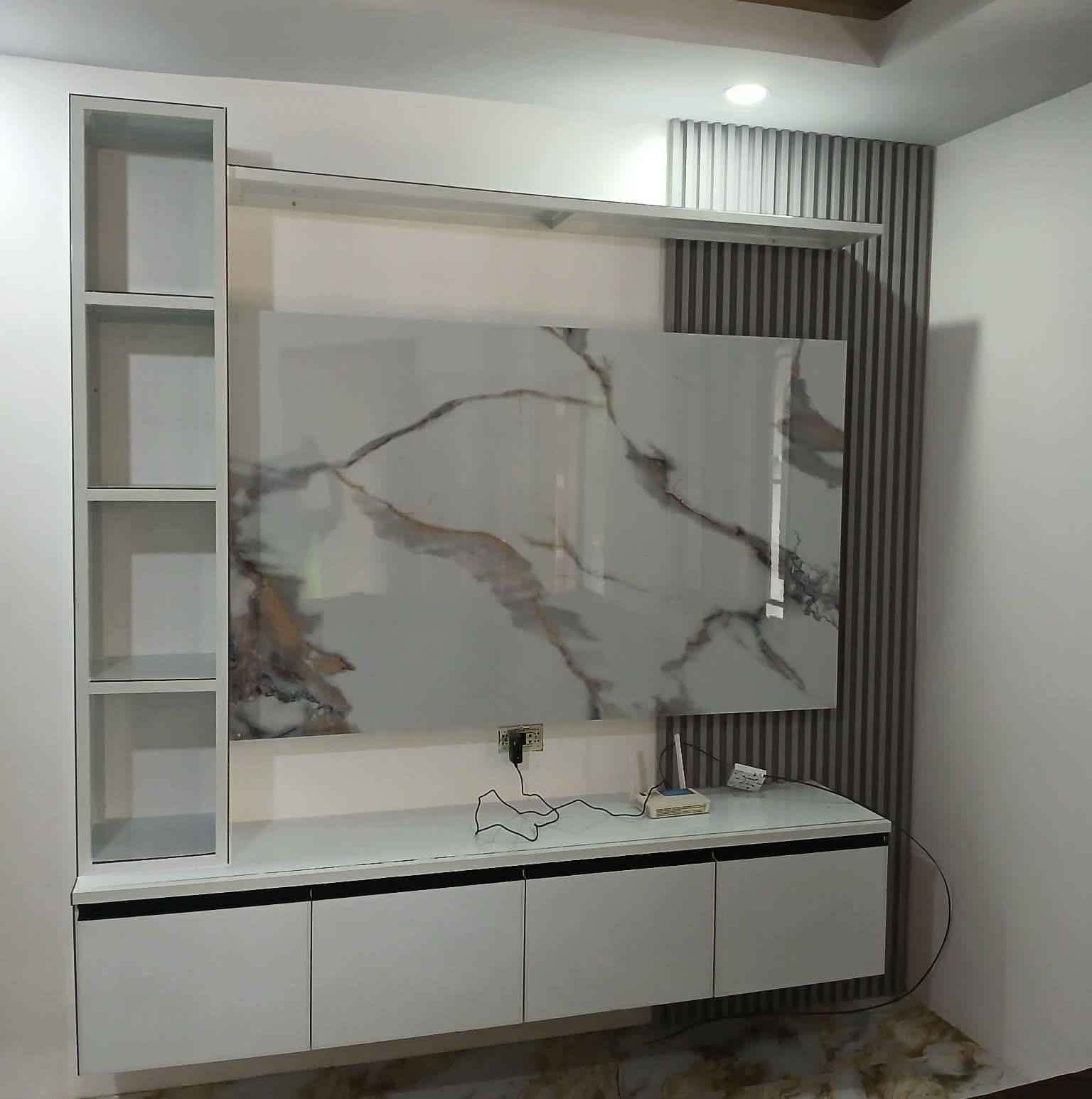 Another Project Done Modular aluminum kitchen cabinet w/ gold ...